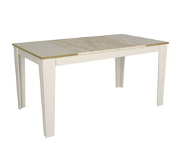 Hanah Home Mesa de Comedor Veyron - Travertino, Sandstone